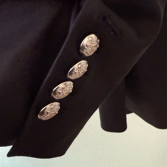 VERONICA BEARD Empire Linen Dickey Jacket Black Sz 14 - Picture 8 of 12